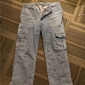 Dickies Light Gray Cargo Pants for women